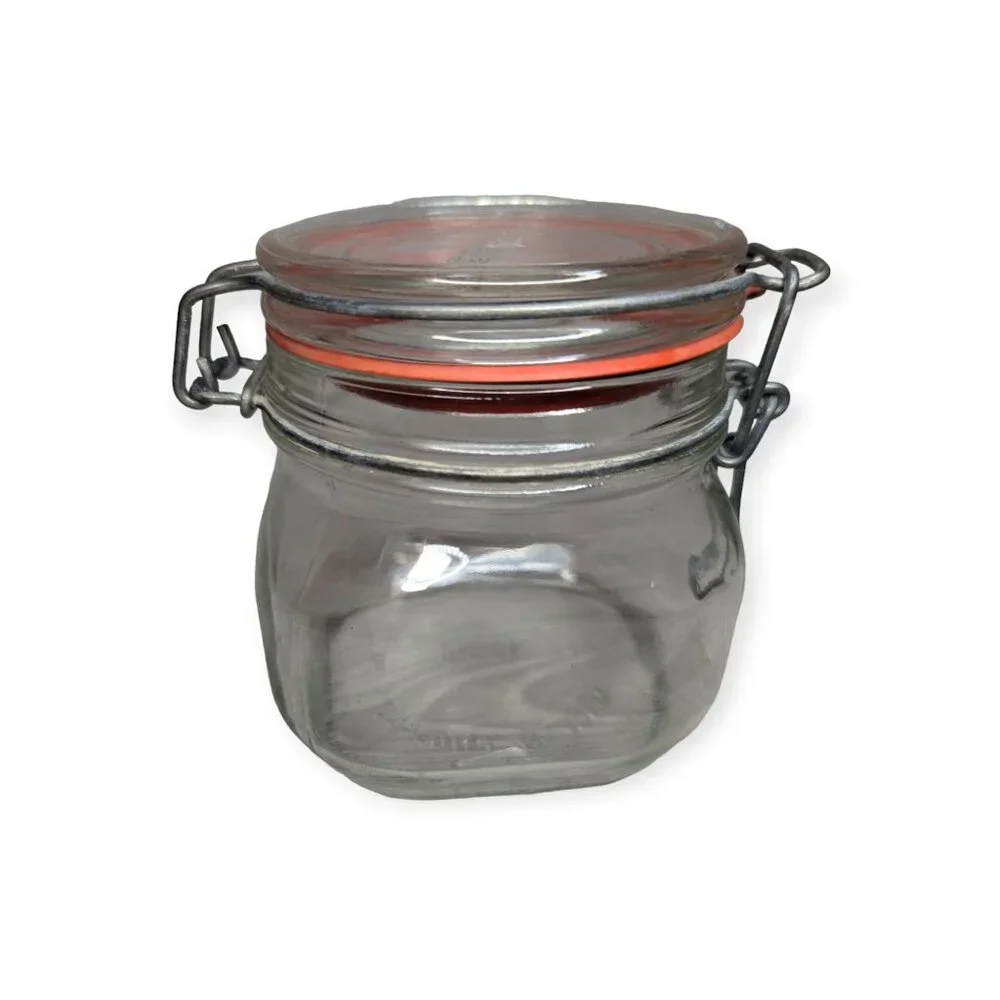 Vintage Hermetic Glass Storage Canning Jar 500ml Made in England